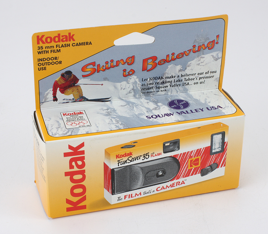 KODAK FUNSAVER 35 FLASH IN A SEALED BOX, UNTESTED, ASIS