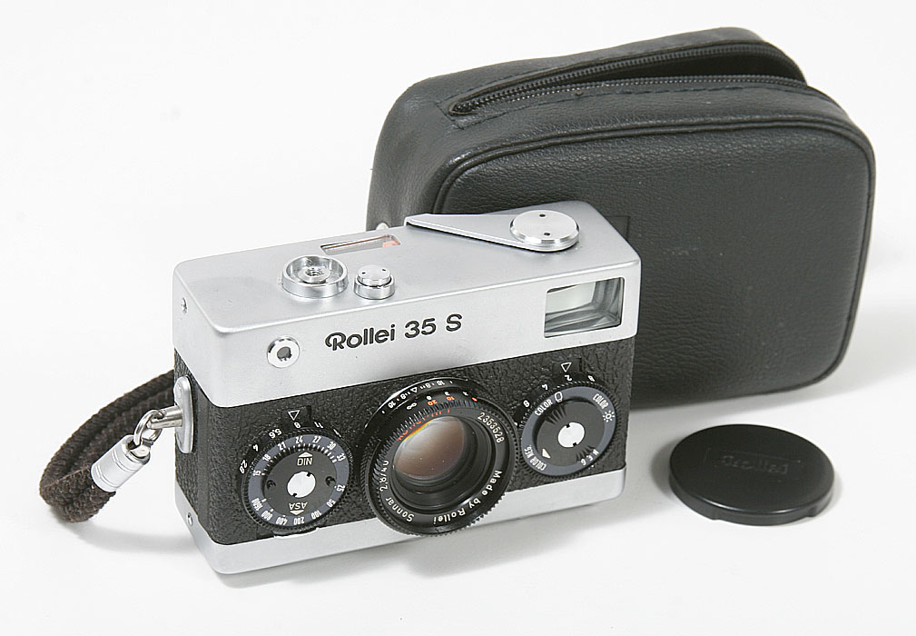 ROLLEI 35S, CHROME, SINGAPORE, WITH CASE 2B/61196