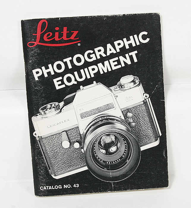 Leitz LEICA PHOTOGRAPHIC EQUIPMENT Catalog #45 Vintage Manual Camera Guide Book 