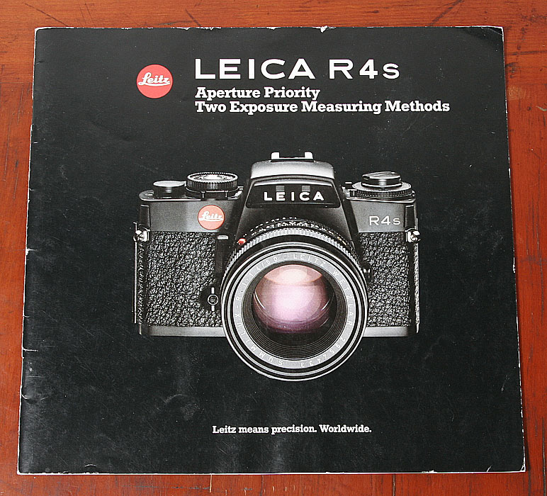 Leica r4-mot prospectus brochure BROCHURE DE VENTE prospectus Description 53 S pages 