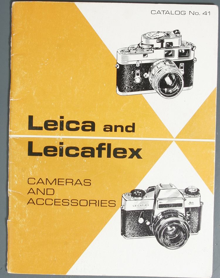VINTAGE LEICA et Leicaflex PHOTO et ACCESSOIRES Catalogue Nº 38 Jan 1 1965 