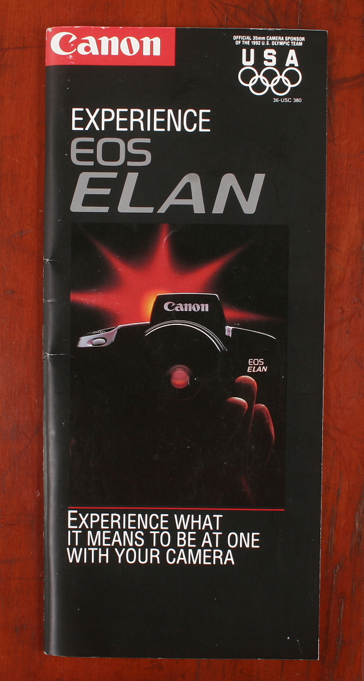 Elan Canon EOS Elan Instrucciones Libro 116000 
