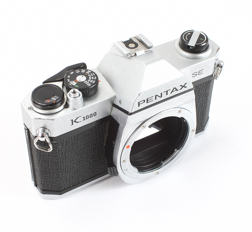 ASAHI PENTAX K1000 CHROME BODY, VIEWFINDER OBSTRUCTION, OTHER ISSUES