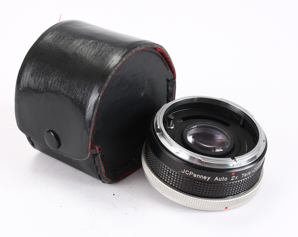 Appareil photo argentique Objectif Kenko FC Auto Teleplus Convertisseur 2X & CAPS & CASE MADE IN JAPAN 