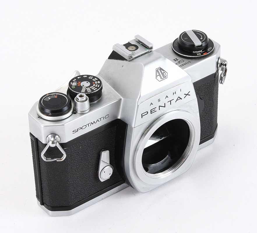 ASAHI PENTAX SPOTMATIC SP II BODY, MISSING BATTERY CAP, ENGRAVED/211341 eBay