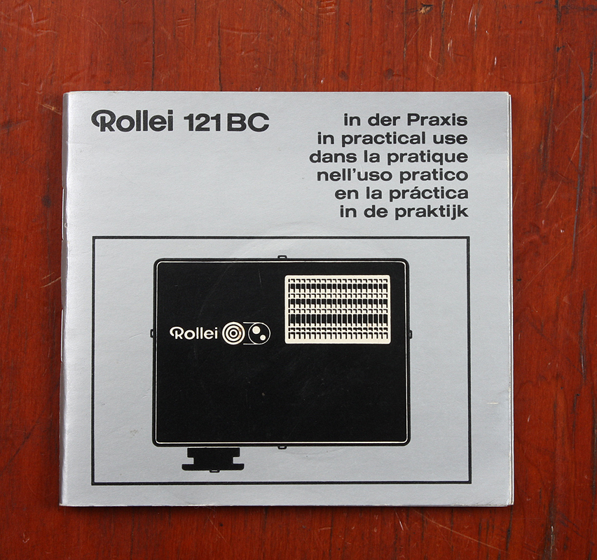 Rollei E15 B In Practical Use Manual Instruction Book Genuine Original