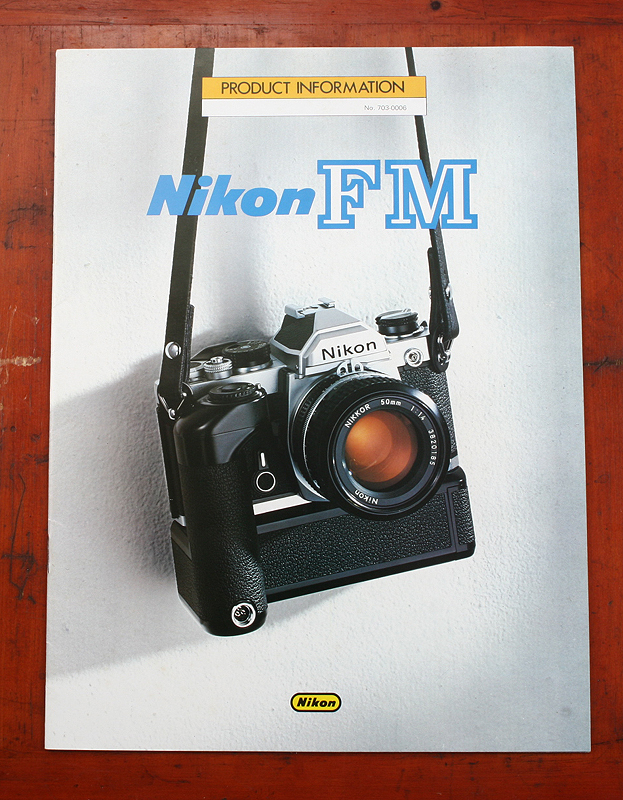 Lens Range Sales Brochure mid 1980s Nikon FE2 Camera More Catalogues Listed 