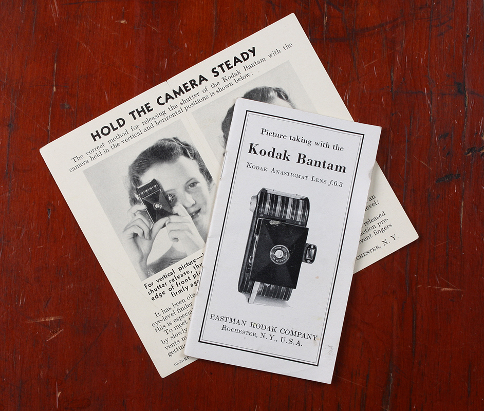 1936: KODAK BANTAM SPECIAL. Eastman Kodak Company. Rochest…