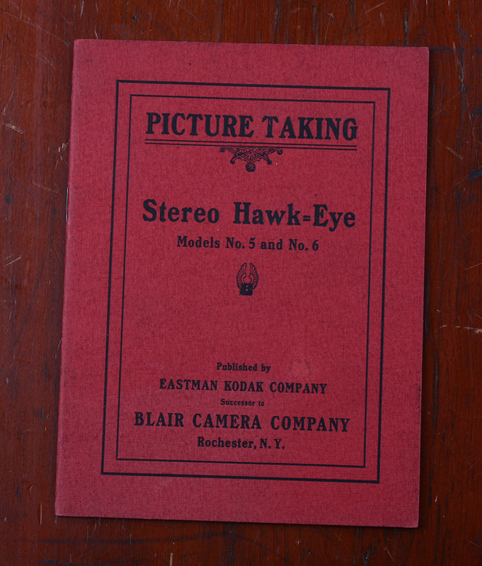 KODAK STEREO HAWK-EYE MODELS NOS. 5 AND 6 INSTRUCTION BOOK/cks/215499 - 第 1/1 張圖片