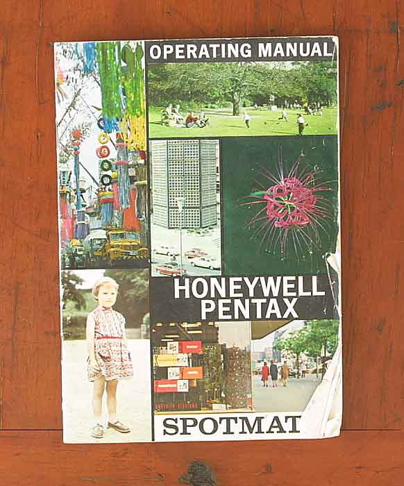 Asahi Pentax Spotmatic II Instruction Livre 208026 Usure Et Larme Honeywell Honeywell 